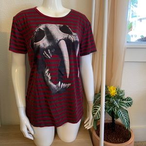🐅💀asos poolhouse sabertooth tiger skull tee💀🐅